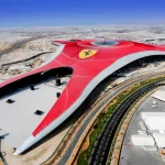 sky desert travel and tourism - ferrari world - theme park - abu dhabi ferrari world